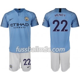 Fußballtrikots Manchester City MENDY 22 Kinder Heim Trikotsatz 2018-2019